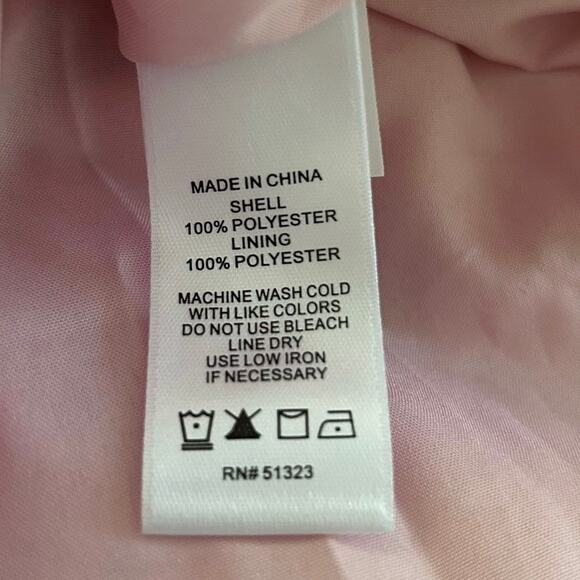 1.STATE Pink Gingham Bubble Hem Dress NWT Size 0 Coquette Cottagecore - Picture 7 of 8